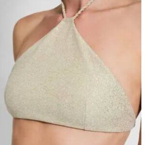 NWT Devon Windsor Brook Top in Gold/Champagne, Size M